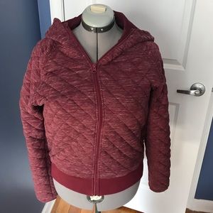 Oiselle quilted hoodie sz L